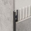 Plaadiliist L Profilpas 8mmx270cm must anodeeritud pilt